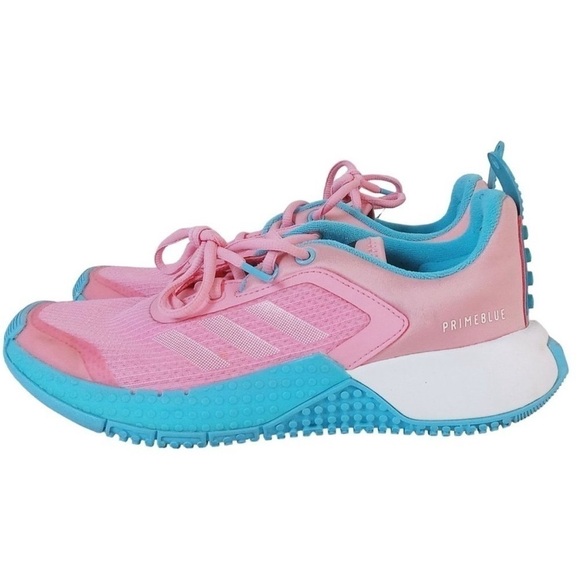 ADIDAS X LEGO® SPORT 7.5 Women's GY2611 Pink, white blue sneakers - Picture 2 of 7